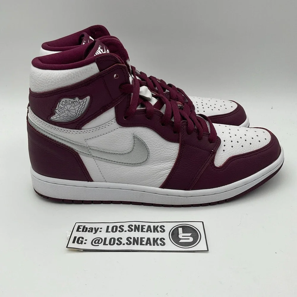Size 10 -‎ Jordan 1 Retro High OG Bordeaux. (555088-611)